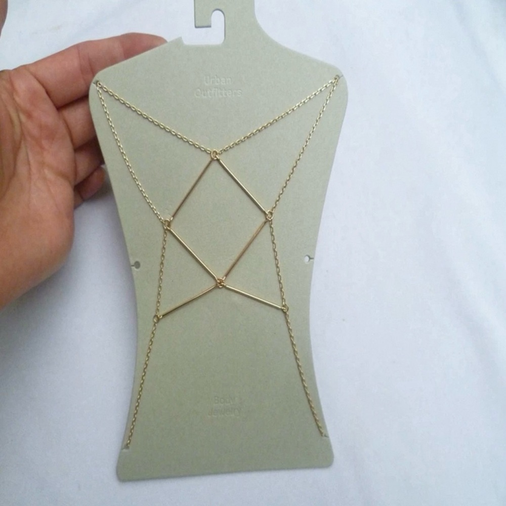 Urban Outfitters Gold Body Chain